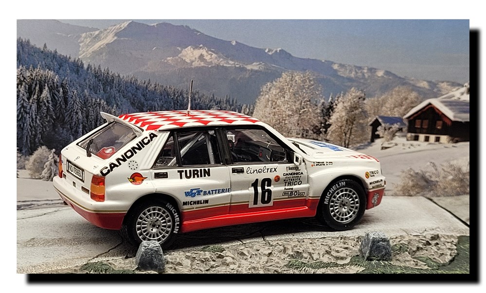 1993 - N°016 - Lancia Delta HF Integrale modeles reduits voitures 1993 n 016 lancia delta hf integrale