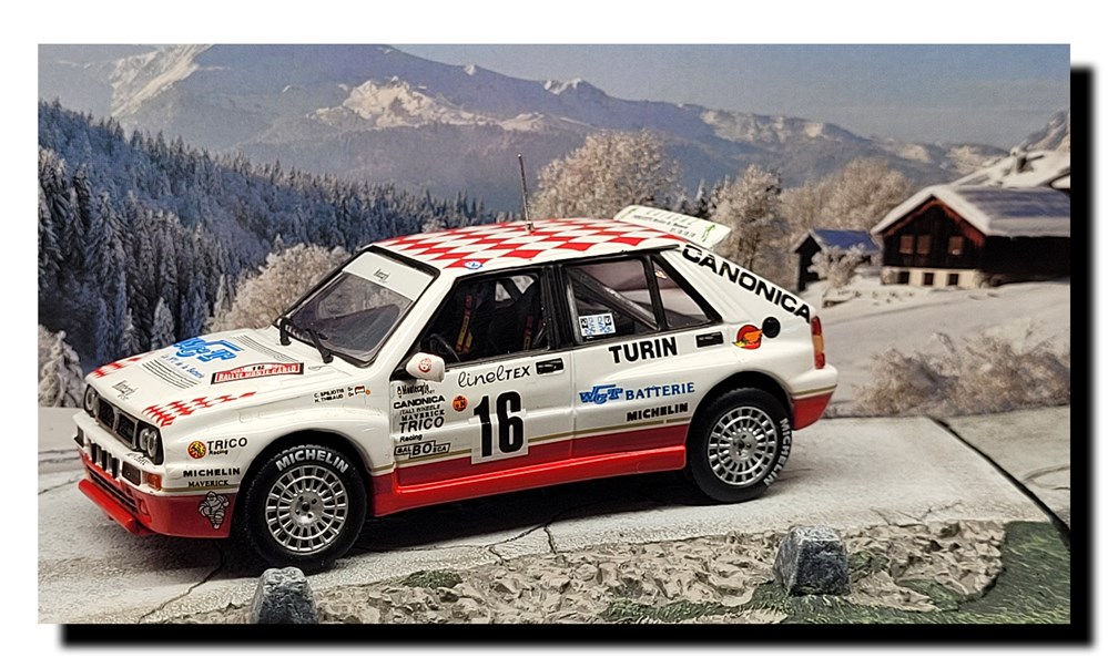 1993 - N°016 - Lancia Delta HF Integrale modeles reduits voitures 1993 n 016 lancia delta hf integrale