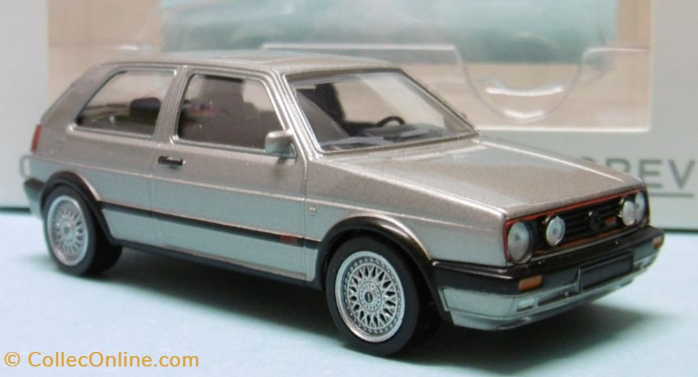 modeles reduits voitures volkswagen vokswagen vw golf gti g60 1990 gris metallise