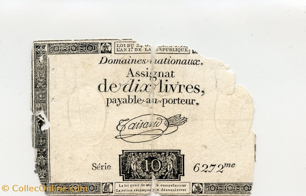 billets europe france assignat