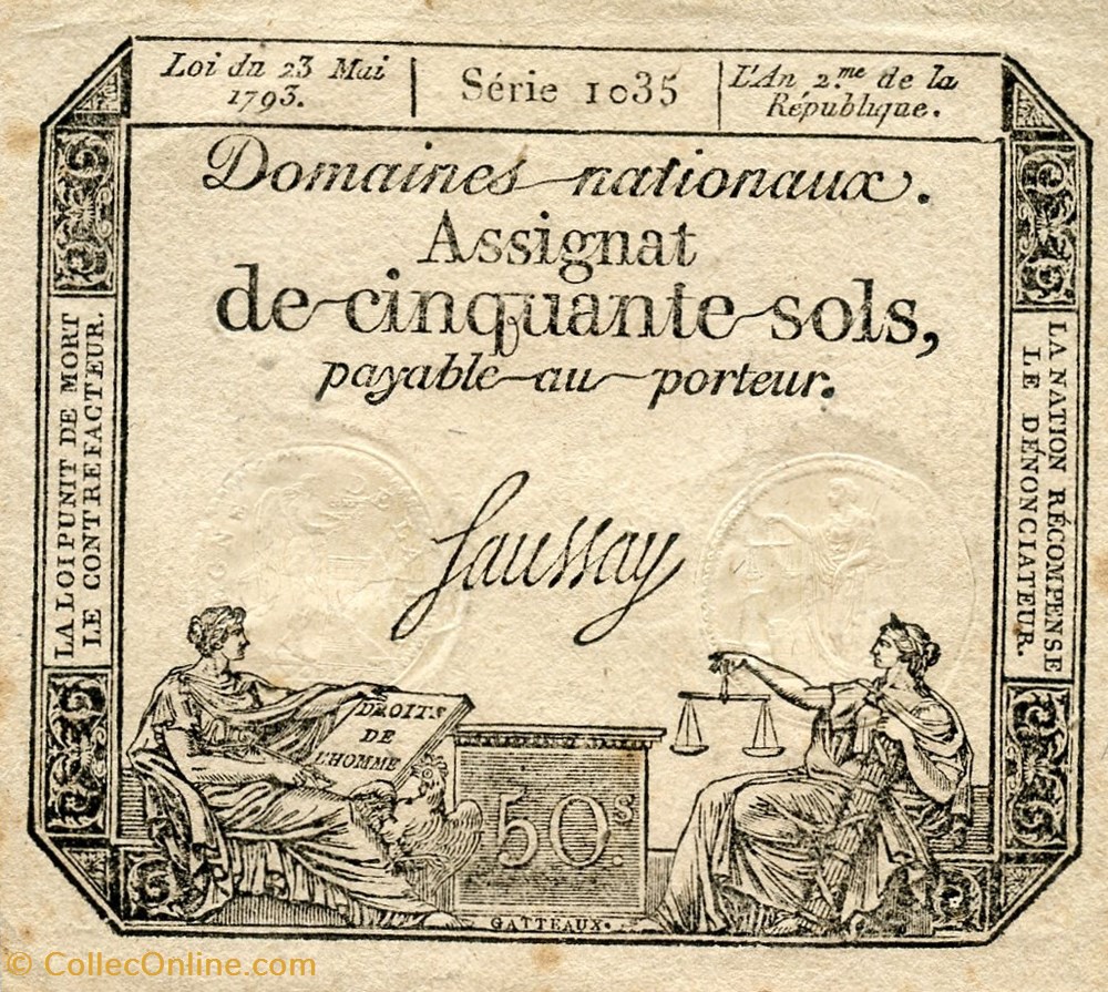 billets europe france assignat