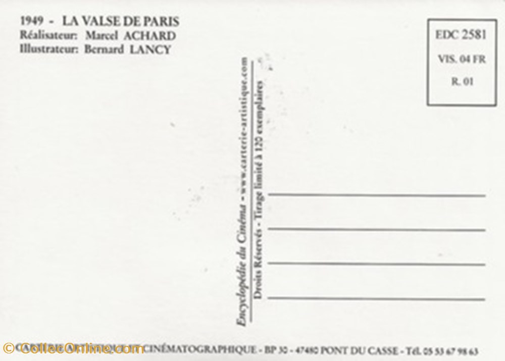 La valse de Paris cartes postales autres la valse de paris