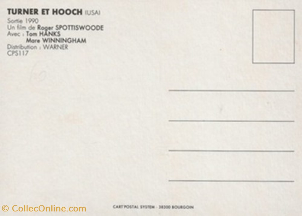 cartes postales autres turner hooch