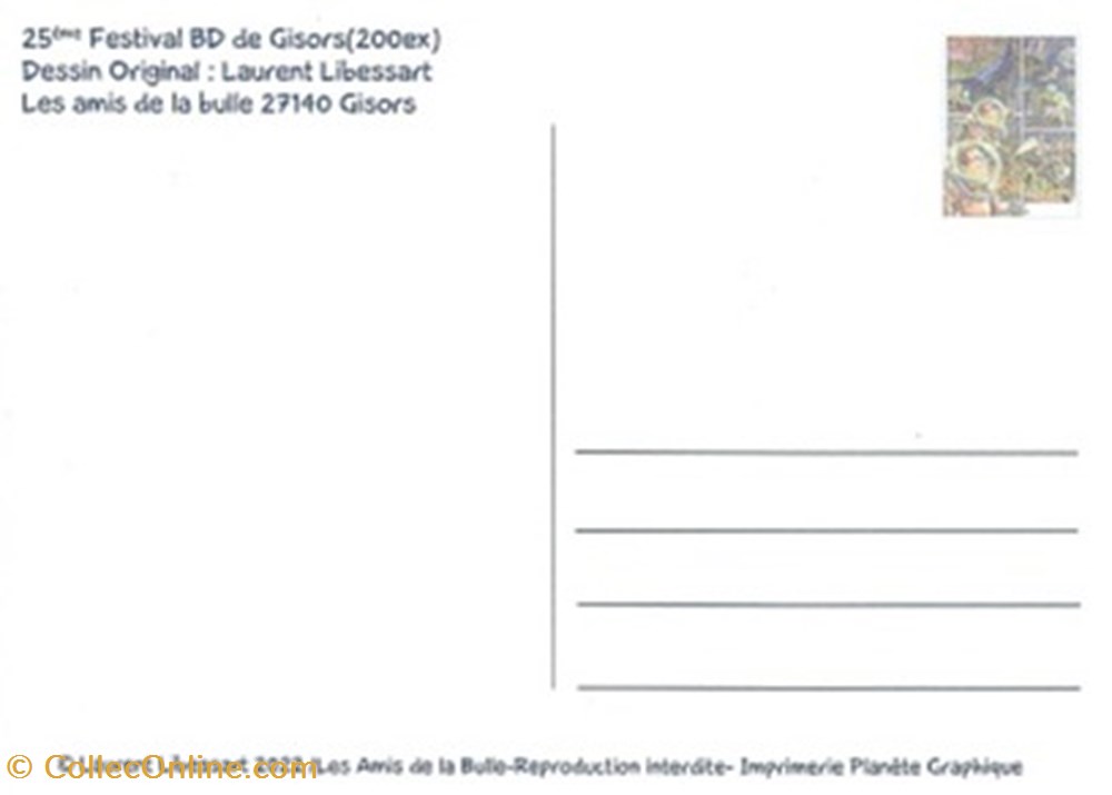 Gisors (27) 2022 cartes postales bande dessinee gisors 27 2022
