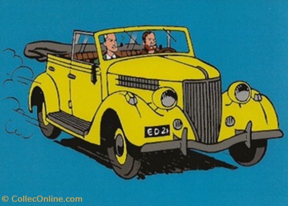Blake et Mortimer cartes postales bande dessinee blake et mortimer