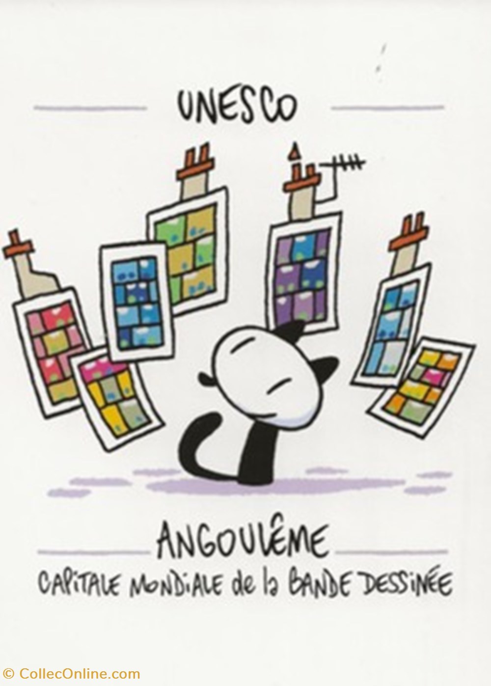 Angoulême (16) 2007 3 cartes postales bande dessinee angouleme 16 2007