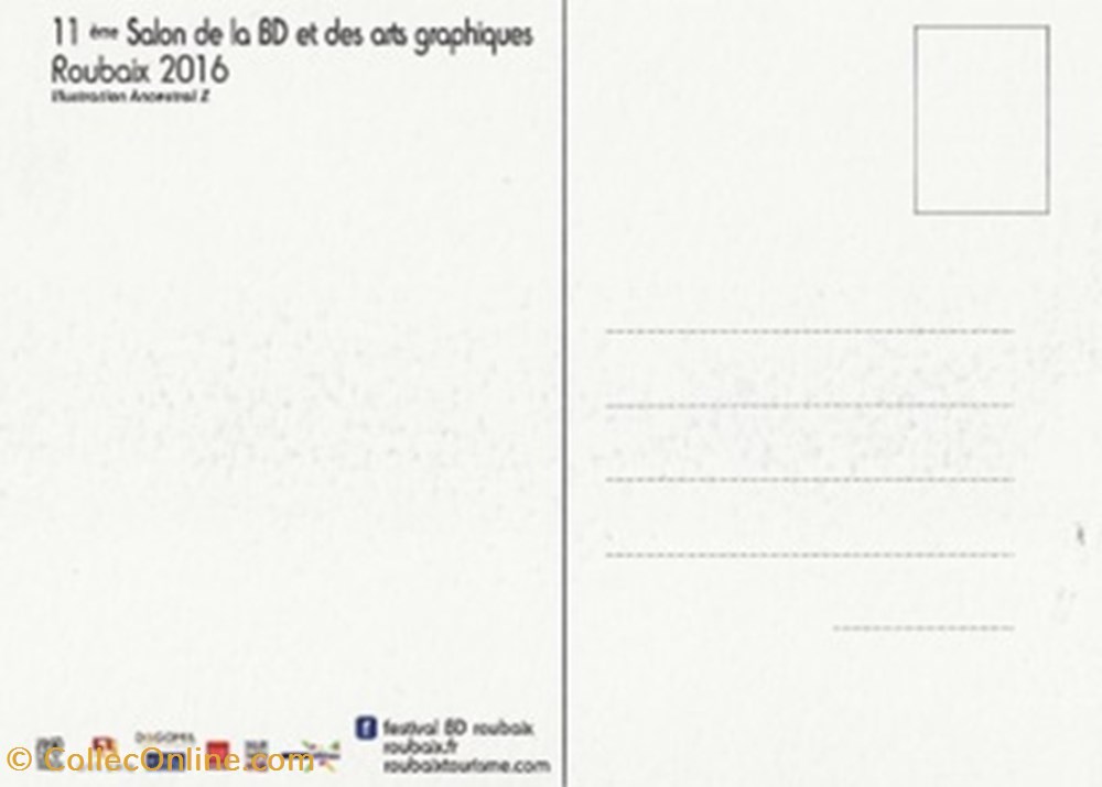 Roubaix (59) 2016 cartes postales bande dessinee roubaix 59 2016