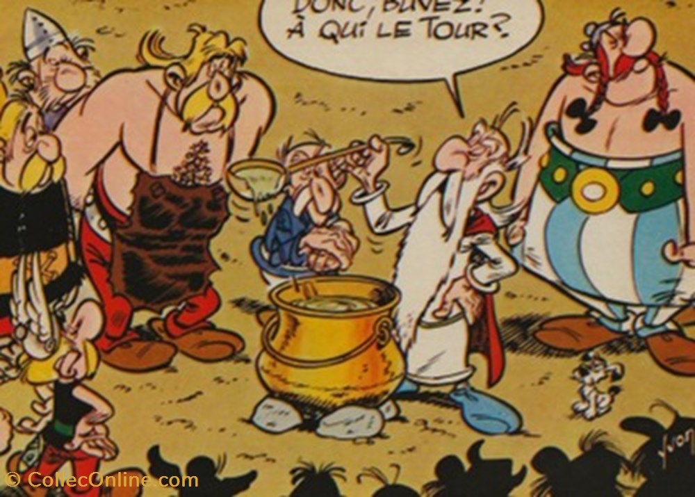 Astérix cartes postales bande dessinee asterix