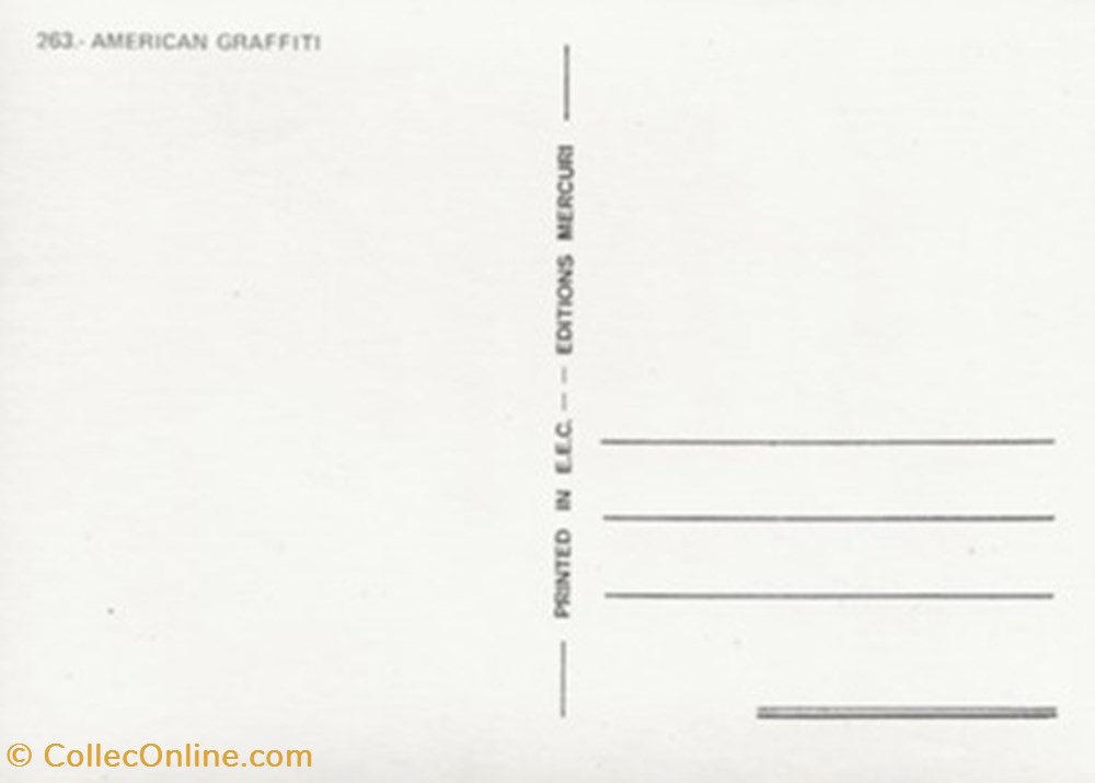 cartes postales autres american graffiti