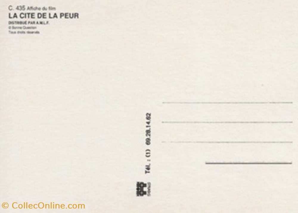 La cité de la peur cartes postales autres la cite de la peur