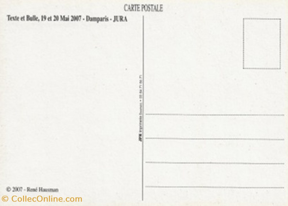 Damparis (39) 2007 cartes postales bande dessinee damparis 39 2007
