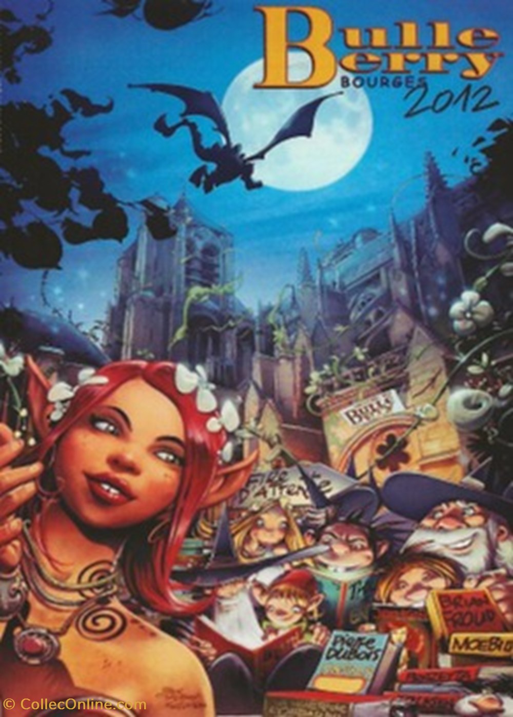 Bourges (18) 2012 cartes postales bande dessinee bourges 18 2012