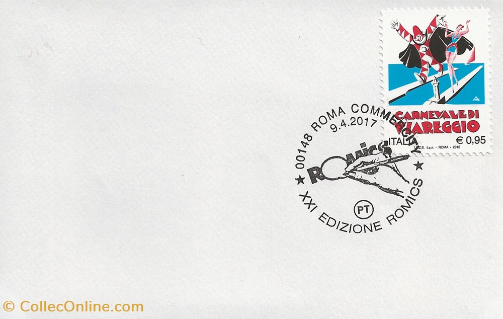 Roma (Italie) 2017 XXI Edizione romics timbres roma italie 2017 xxi edizione romics