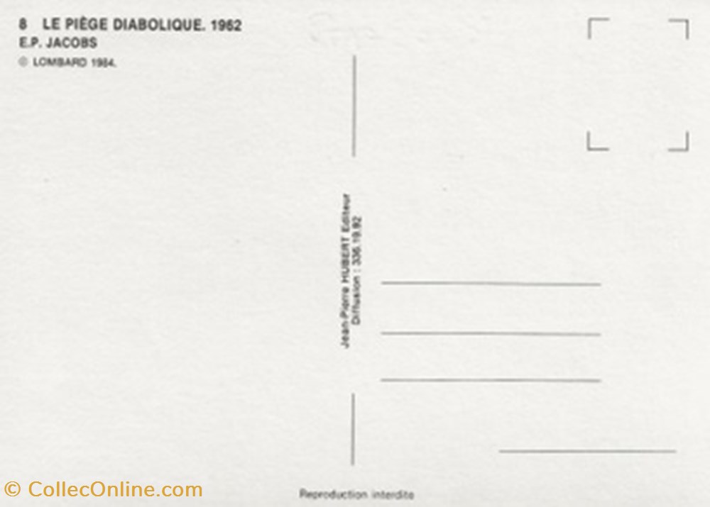 cartes postales bande dessinee blake et mortimer