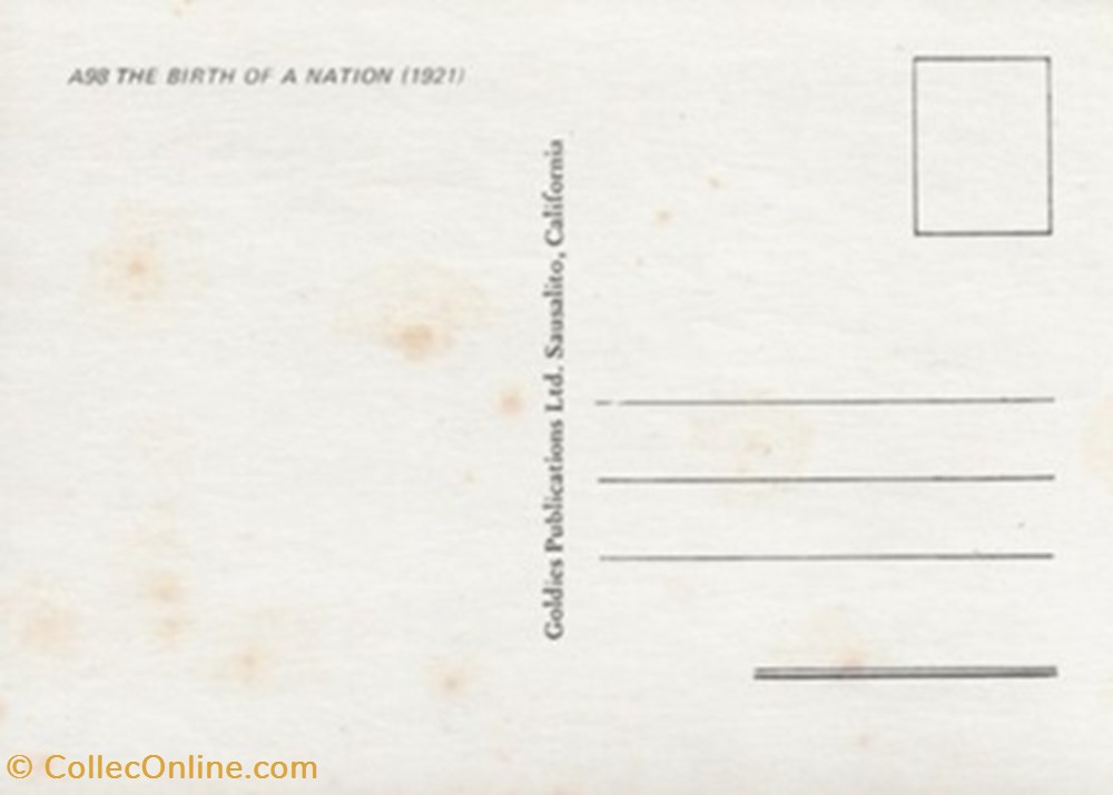 The birth of a nation cartes postales autres the birth of a nation