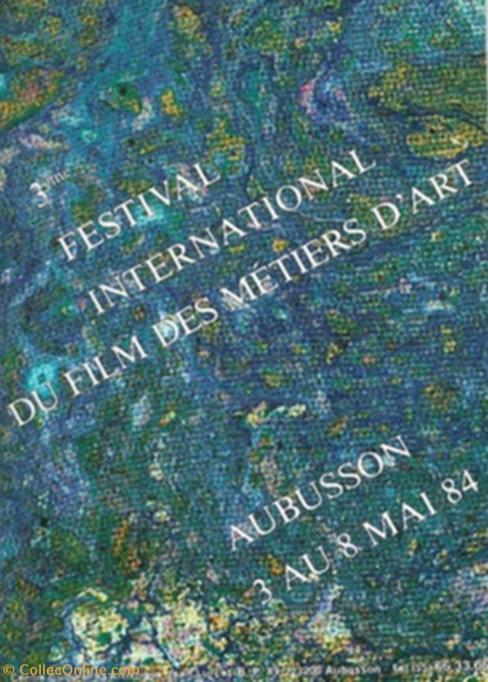 cartes postales autres aubusson festival international du film des metiers art 1984