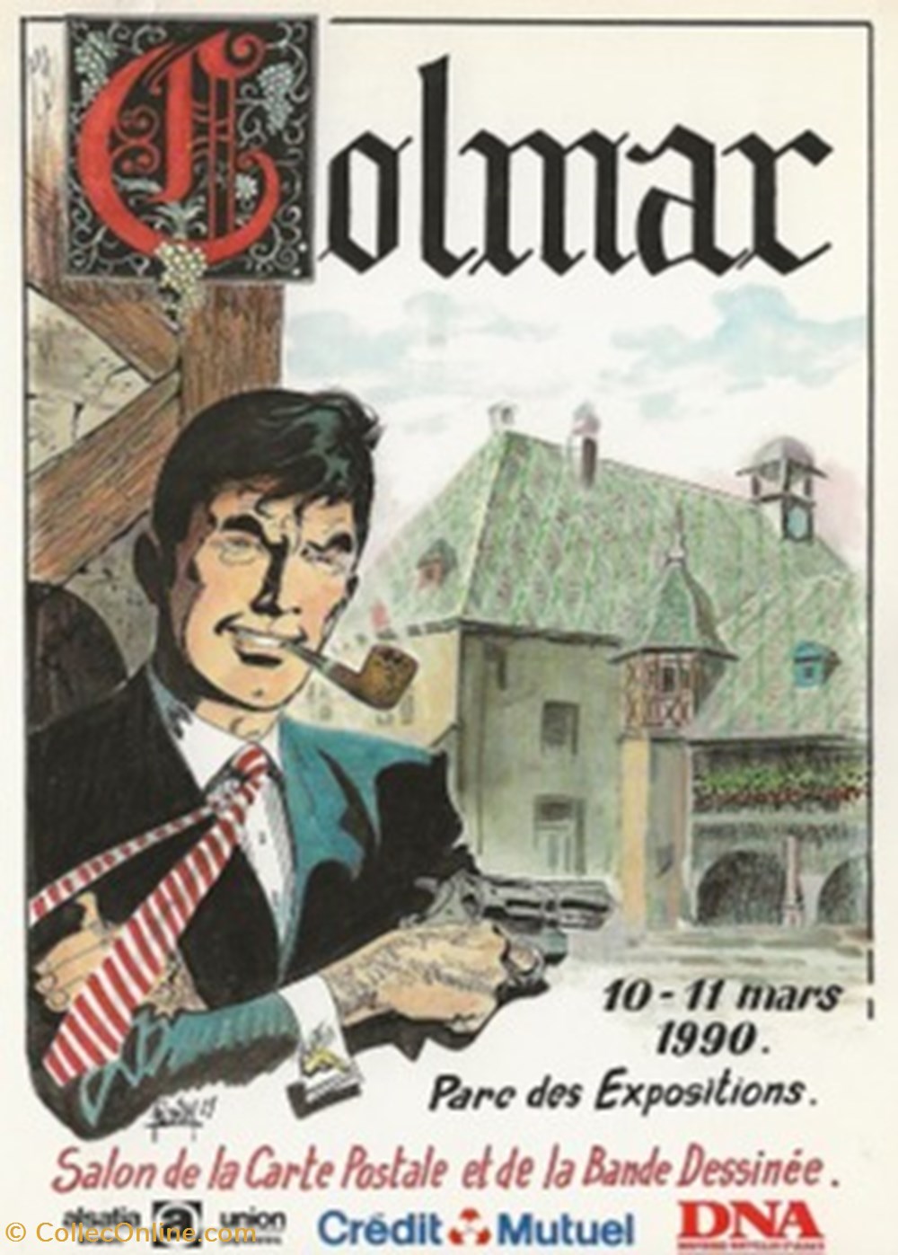 Colmar (68) 1990 cartes postales bande dessinee colmar 68 1990