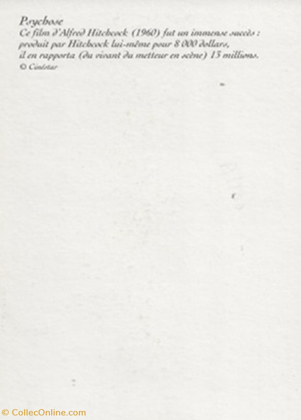 Psychose cartes postales autres psychose
