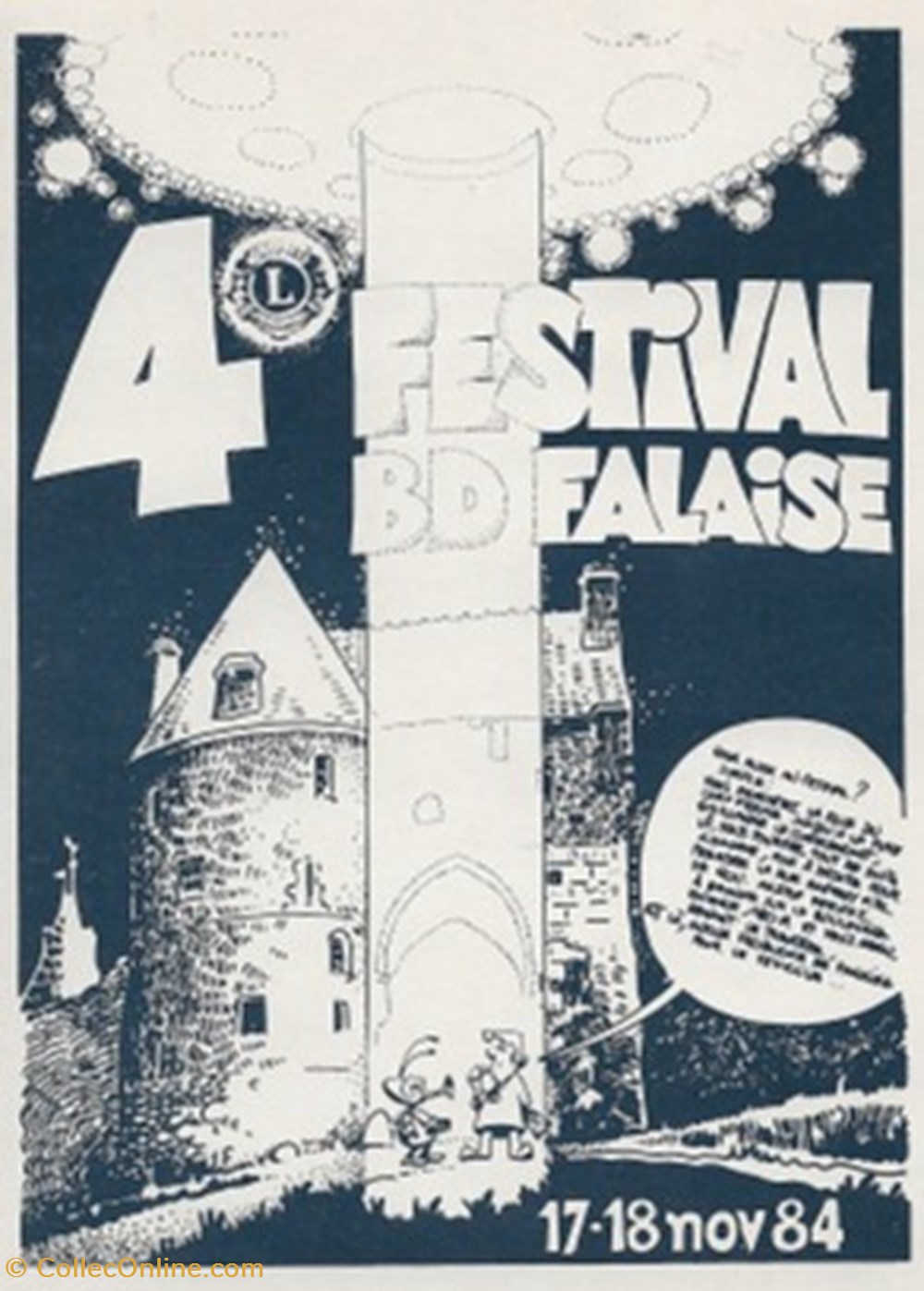 Falaise (76) 1984 cartes postales bande dessinee falaise 76 1984