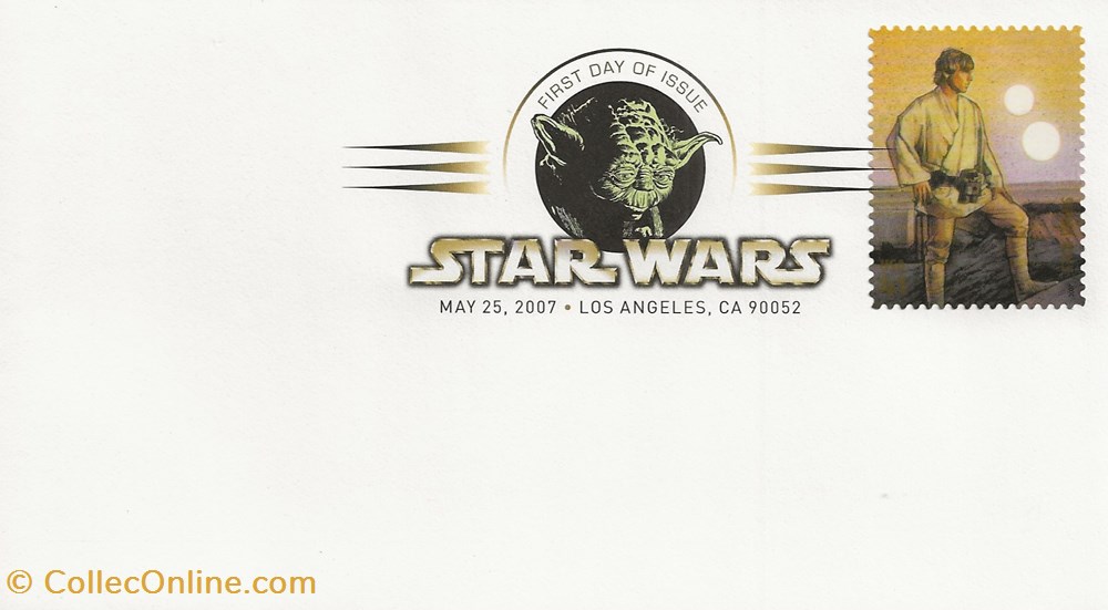 Los Angeles (Etats-Unis) 2007 Star wars timbres los angeles etats unis 2007 star wars