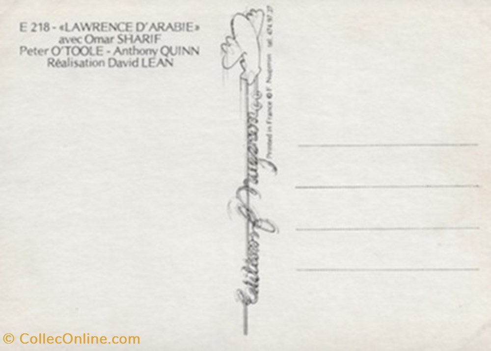 cartes postales autres lawrence arabie