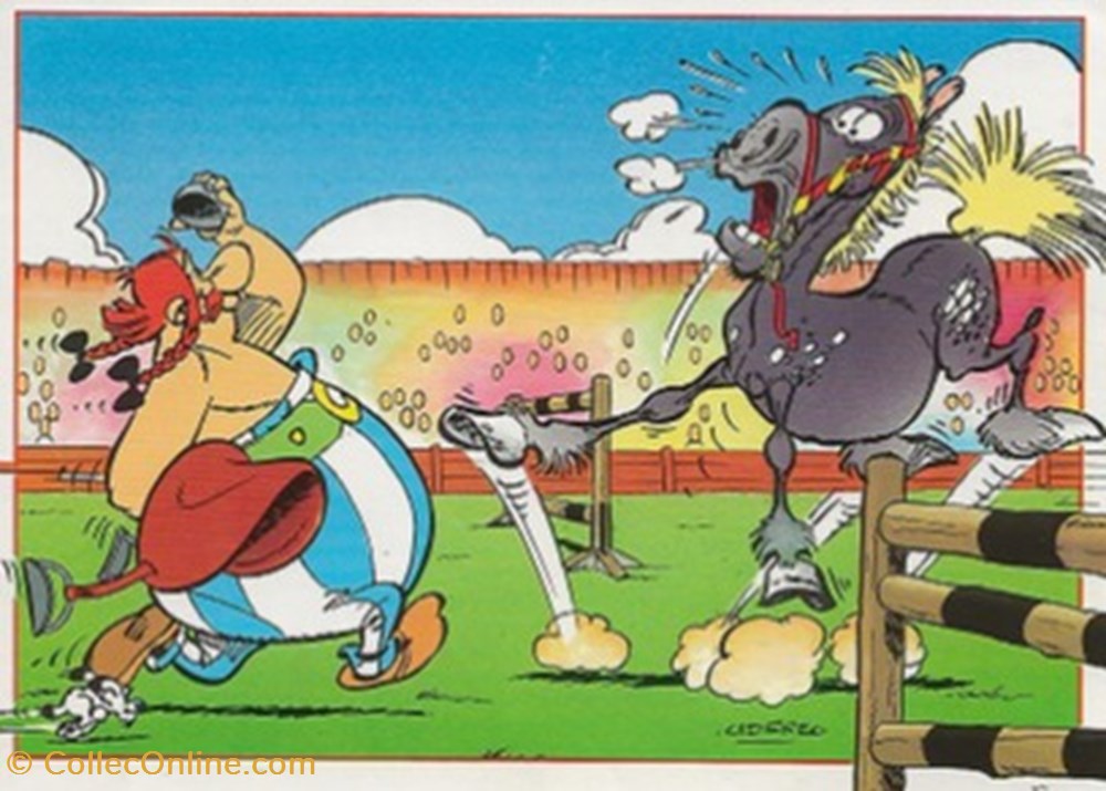 Astérix cartes postales bande dessinee asterix