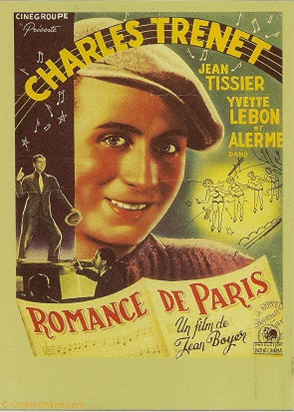 cartes postales autres romance de paris