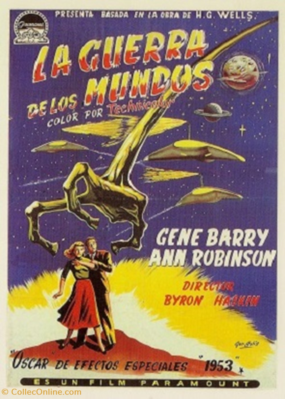 cartes postales autres la guerra de los mundos