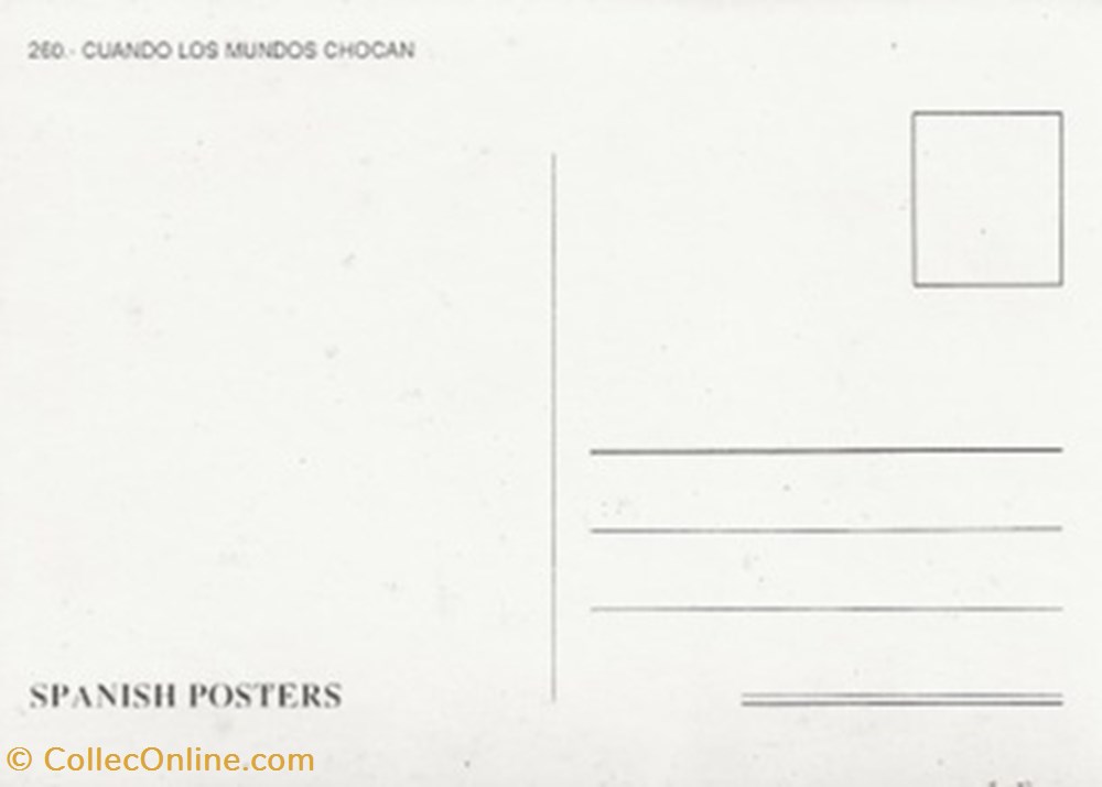 Cuando los mundos chocan cartes postales autres cuando los mundos chocan