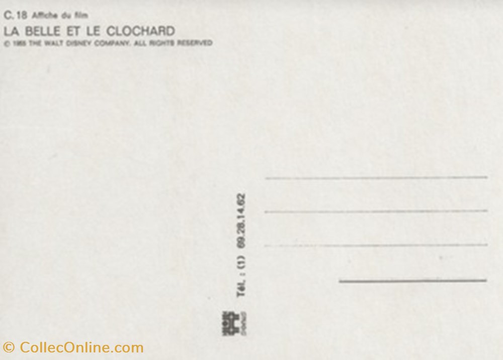La belle et le clochard 2 cartes postales autres la belle et le clochard