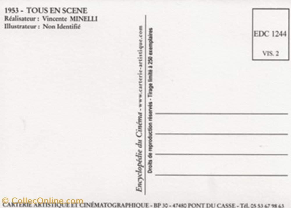 Tous en scène cartes postales autres tous en scene