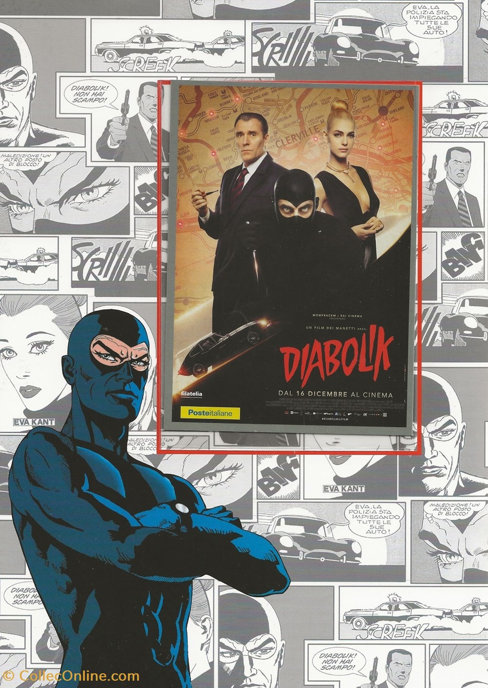timbres zzz folder italie 2021 diabolik