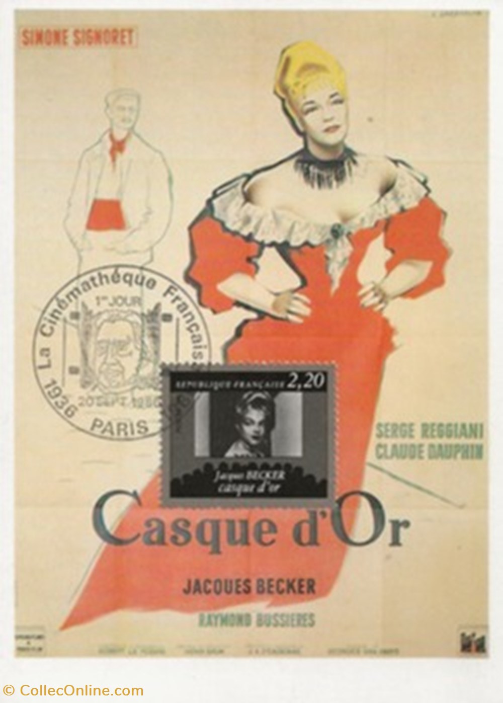 Casque d'or 3 cartes postales autres casque or
