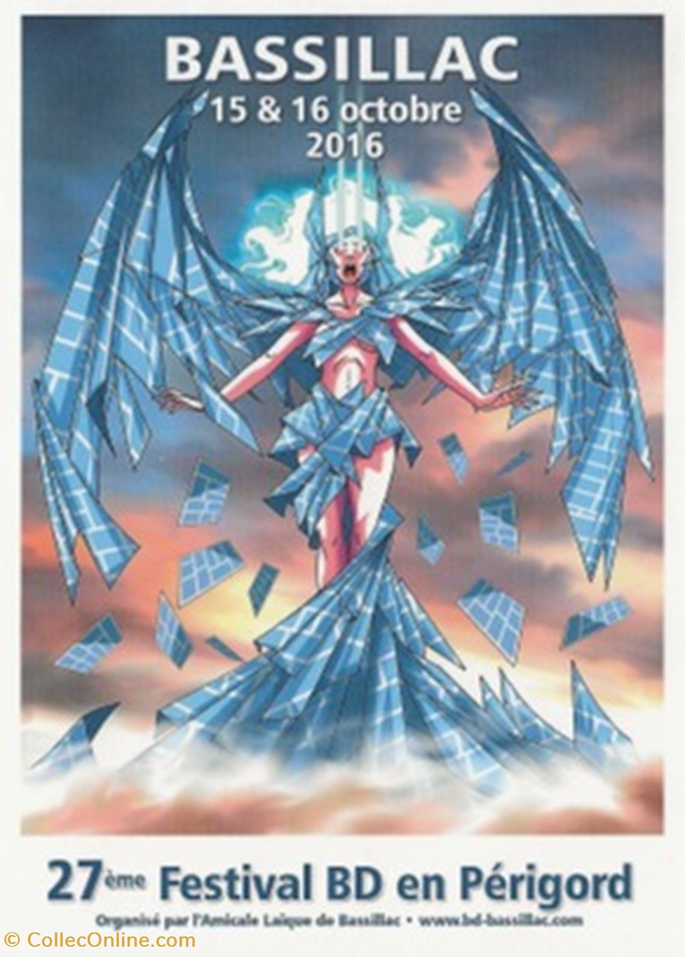 cartes postales bande dessinee bassillac 24 2016