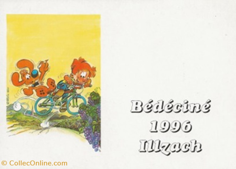 Illzach (68) 1996 cartes postales bande dessinee illzach 68 1996