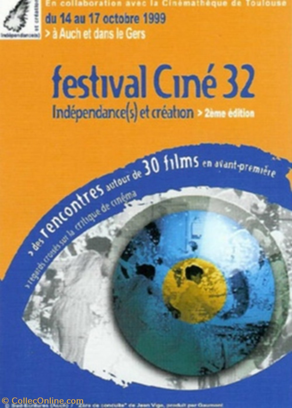 cartes postales autres auch festival cine 32 1999