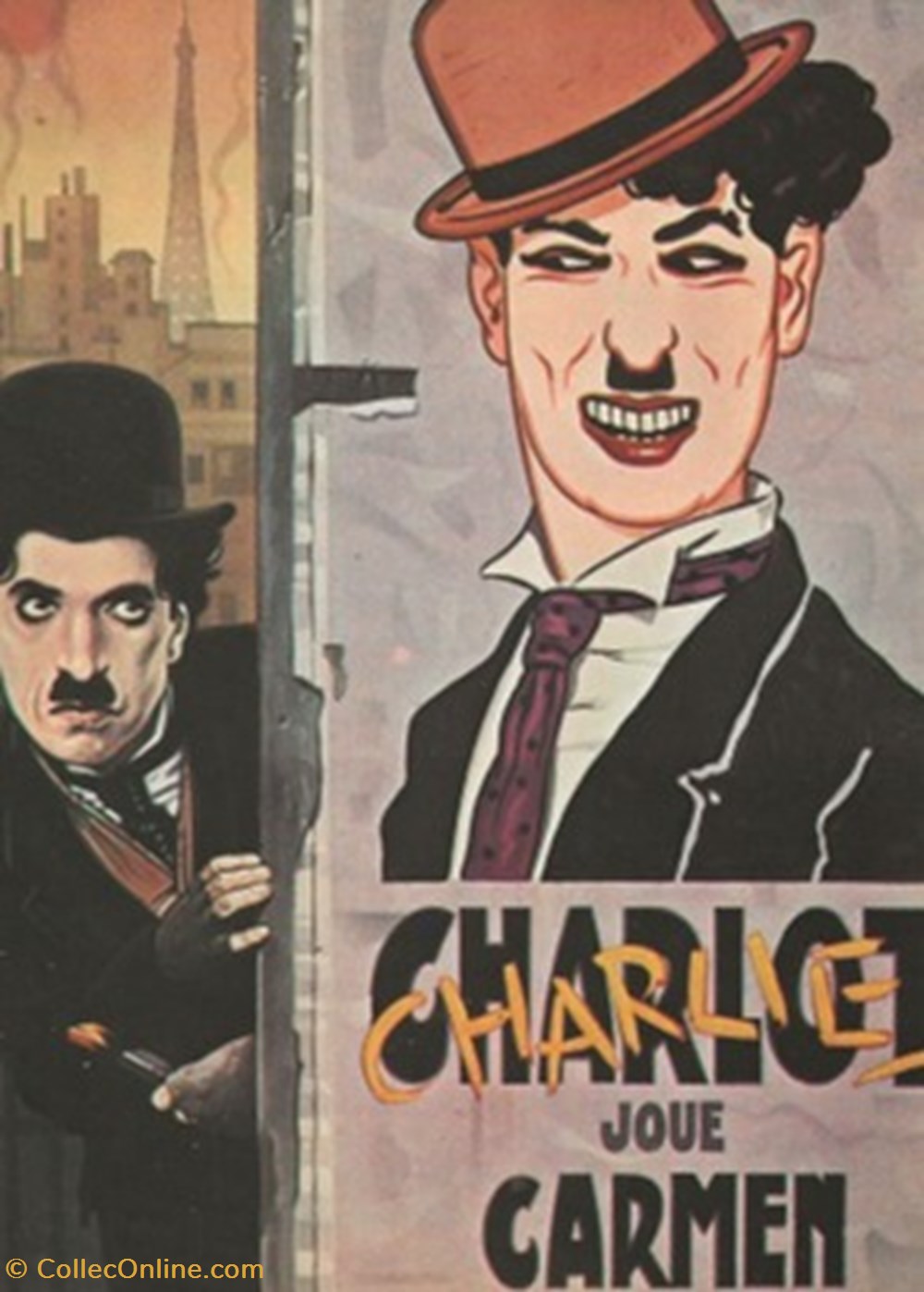 Charlot joue Carmen cartes postales autres charlot joue carmen