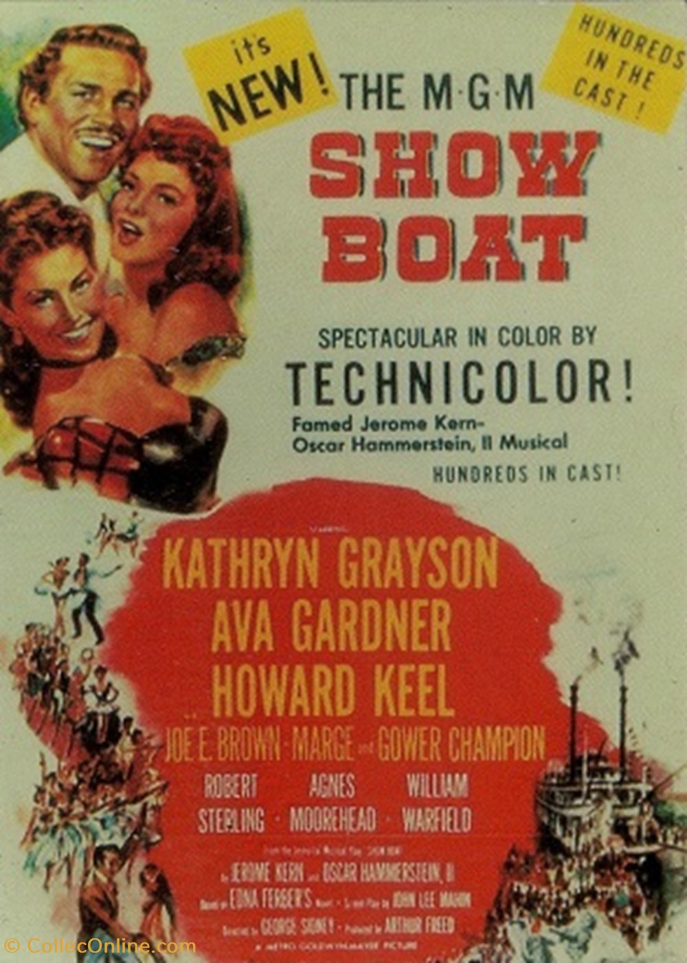 cartes postales autres show boat