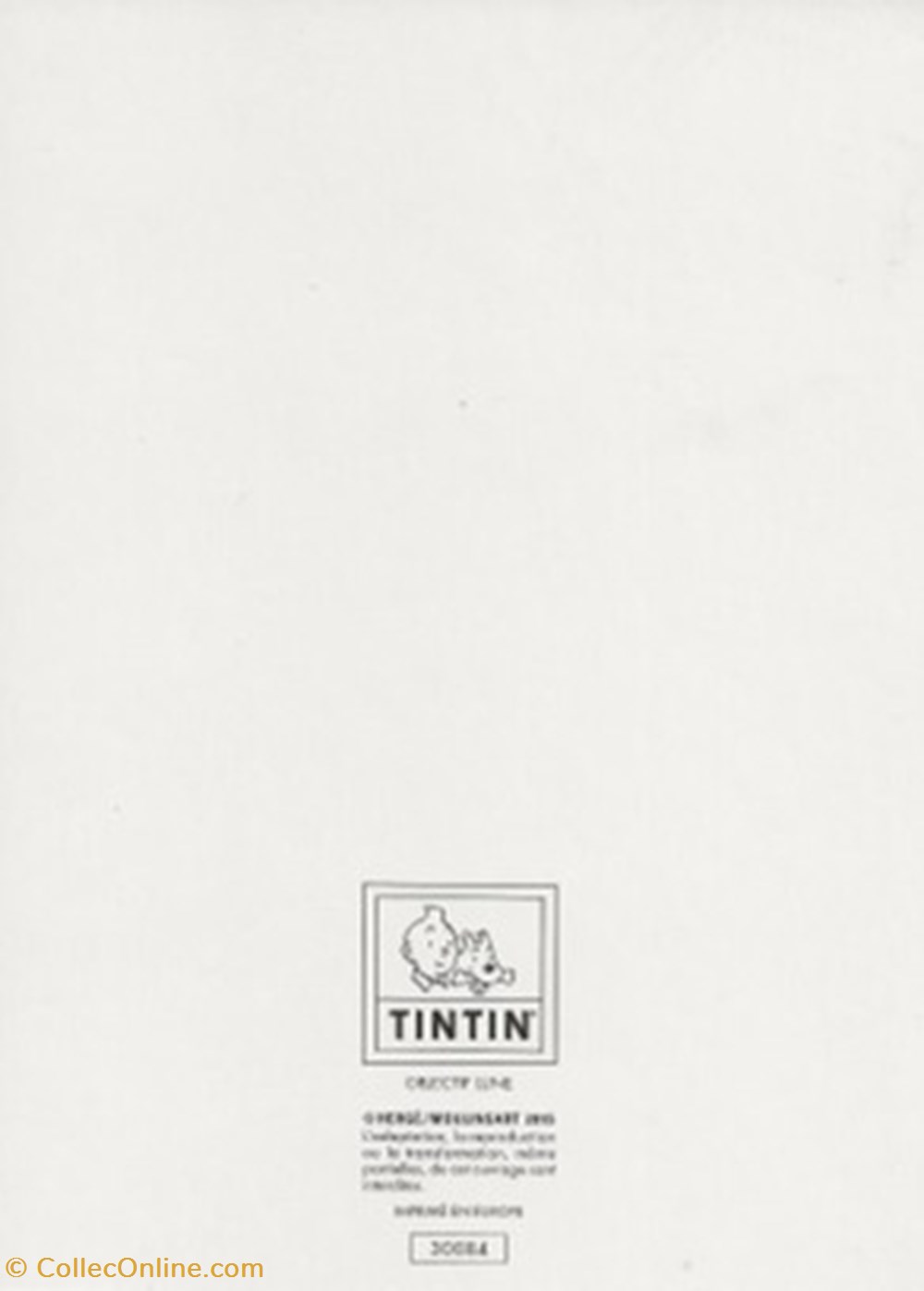 Tintin cartes postales bande dessinee tintin
