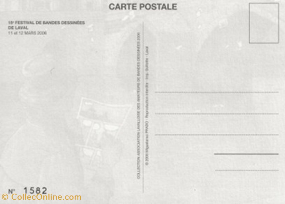 Laval (55) 2006 cartes postales bande dessinee laval 55 2006