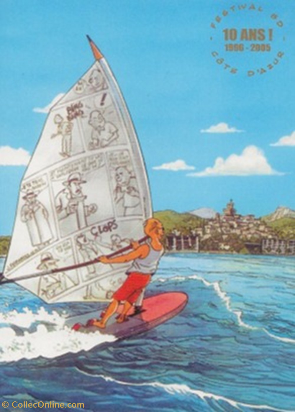 Mandelieu - la - Napoule (06) 1996 cartes postales bande dessinee mandelieu la napoule 06 1996