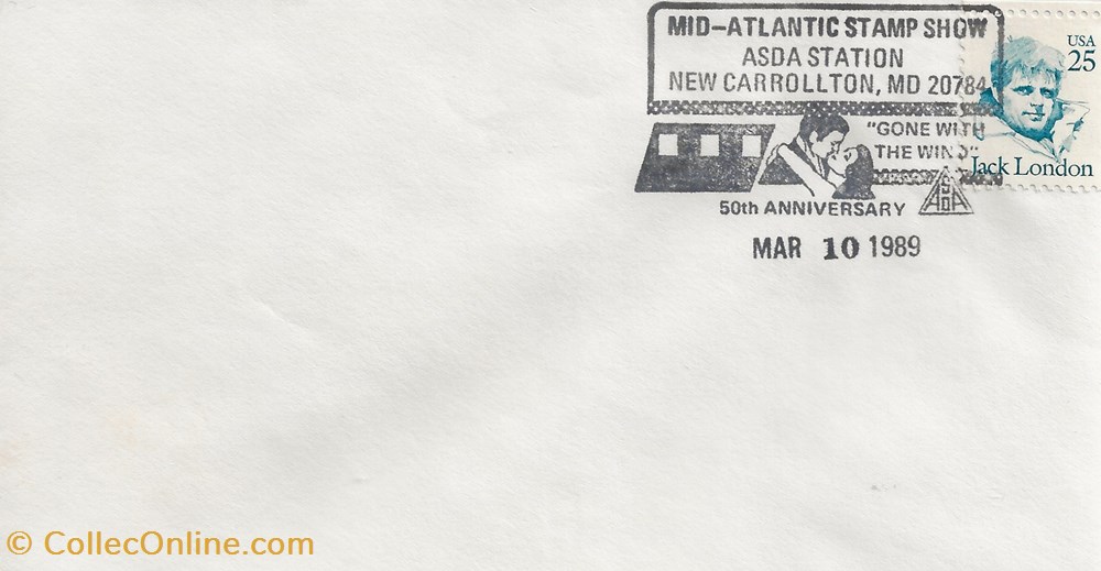 New Carrollton (Etats Unis) 1989 Gone with the wind 50th anniversary timbres new carrollton etats unis 1989 gone with the wind 50th anniversary