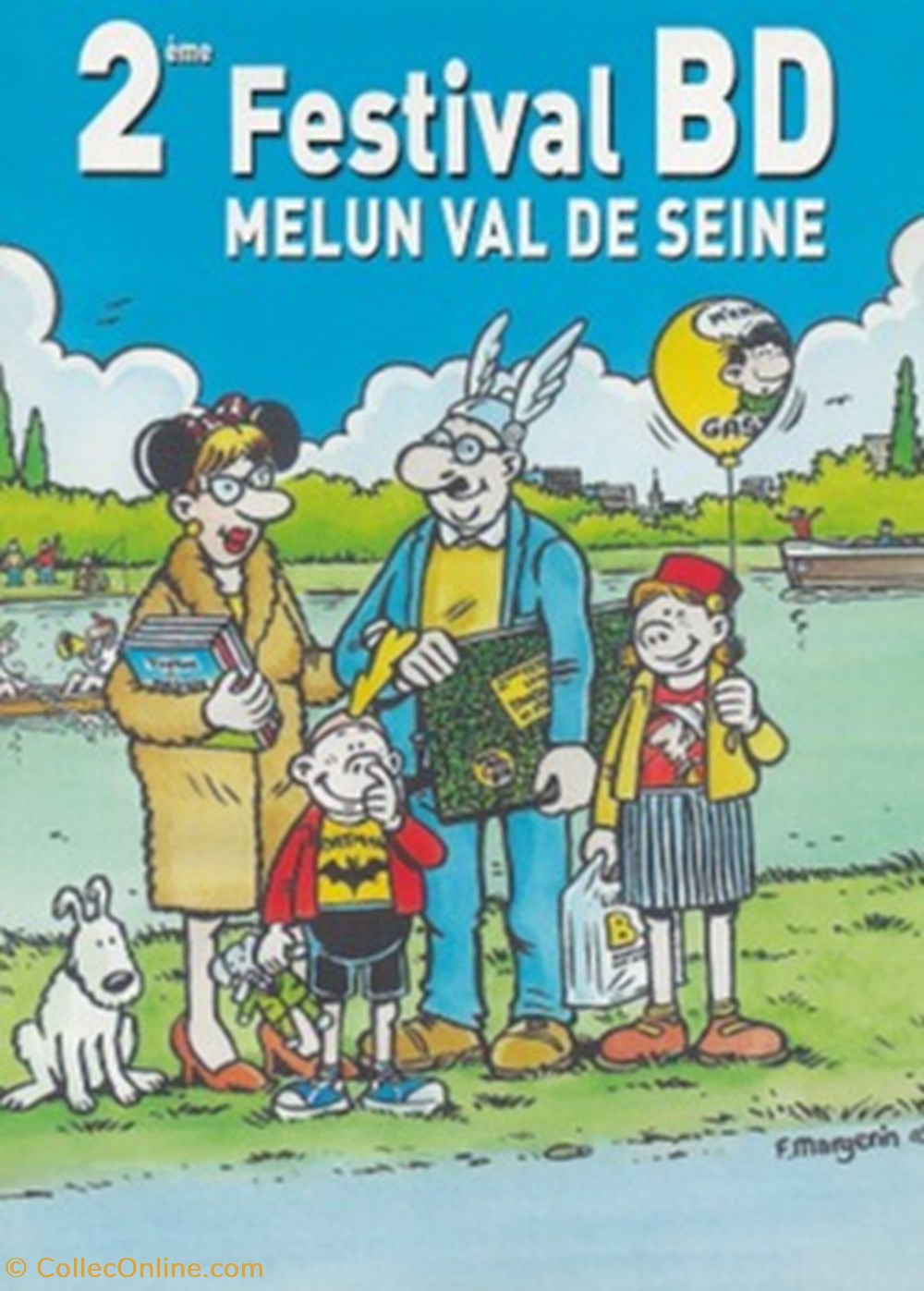 Melun (77) 2005 cartes postales bande dessinee melun 77 2005