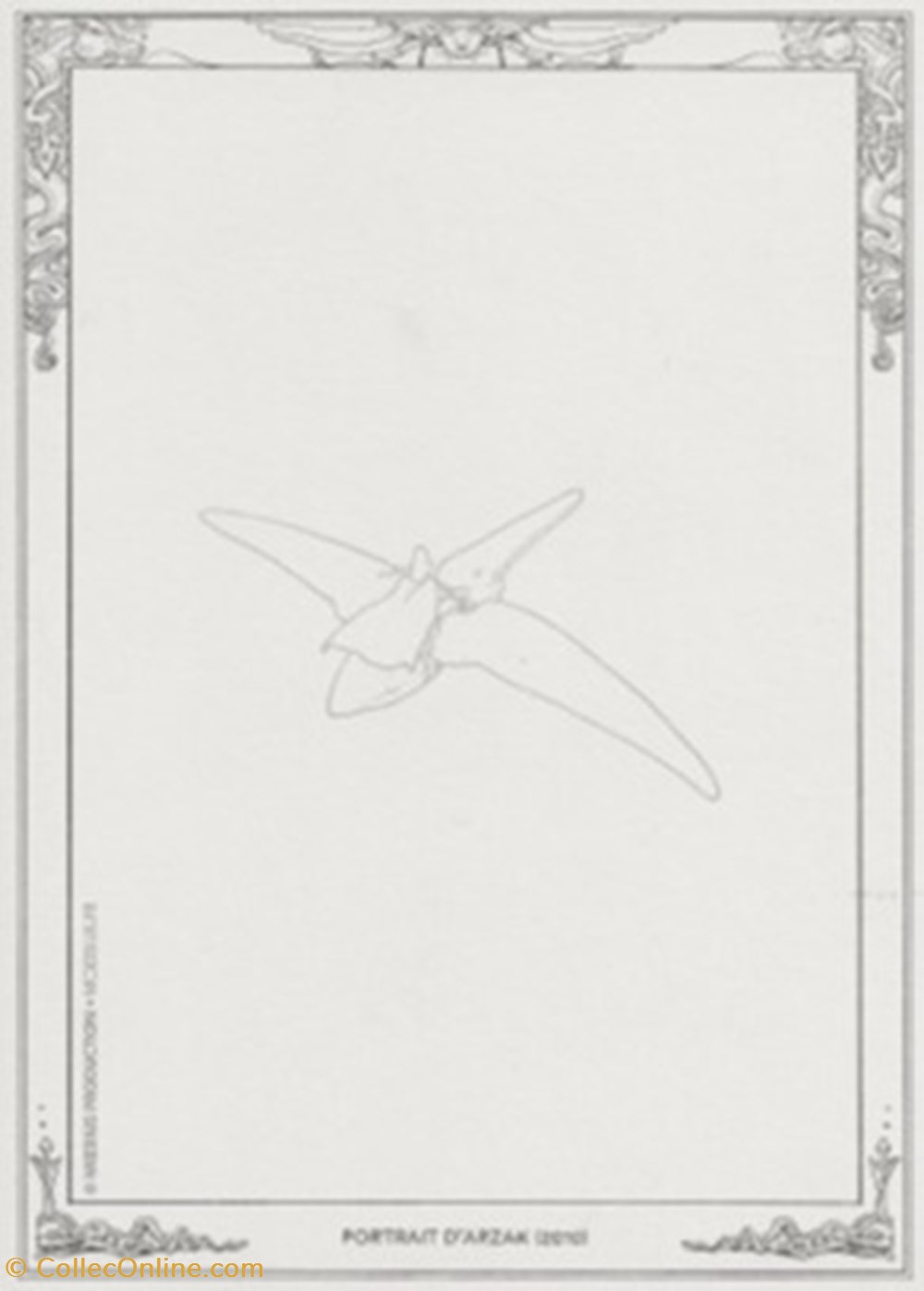 Arzak l'intemporel 2 cartes postales bande dessinee arzak intemporel
