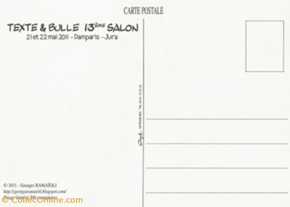 Damparis (39) 2011 cartes postales bande dessinee damparis 39 2011