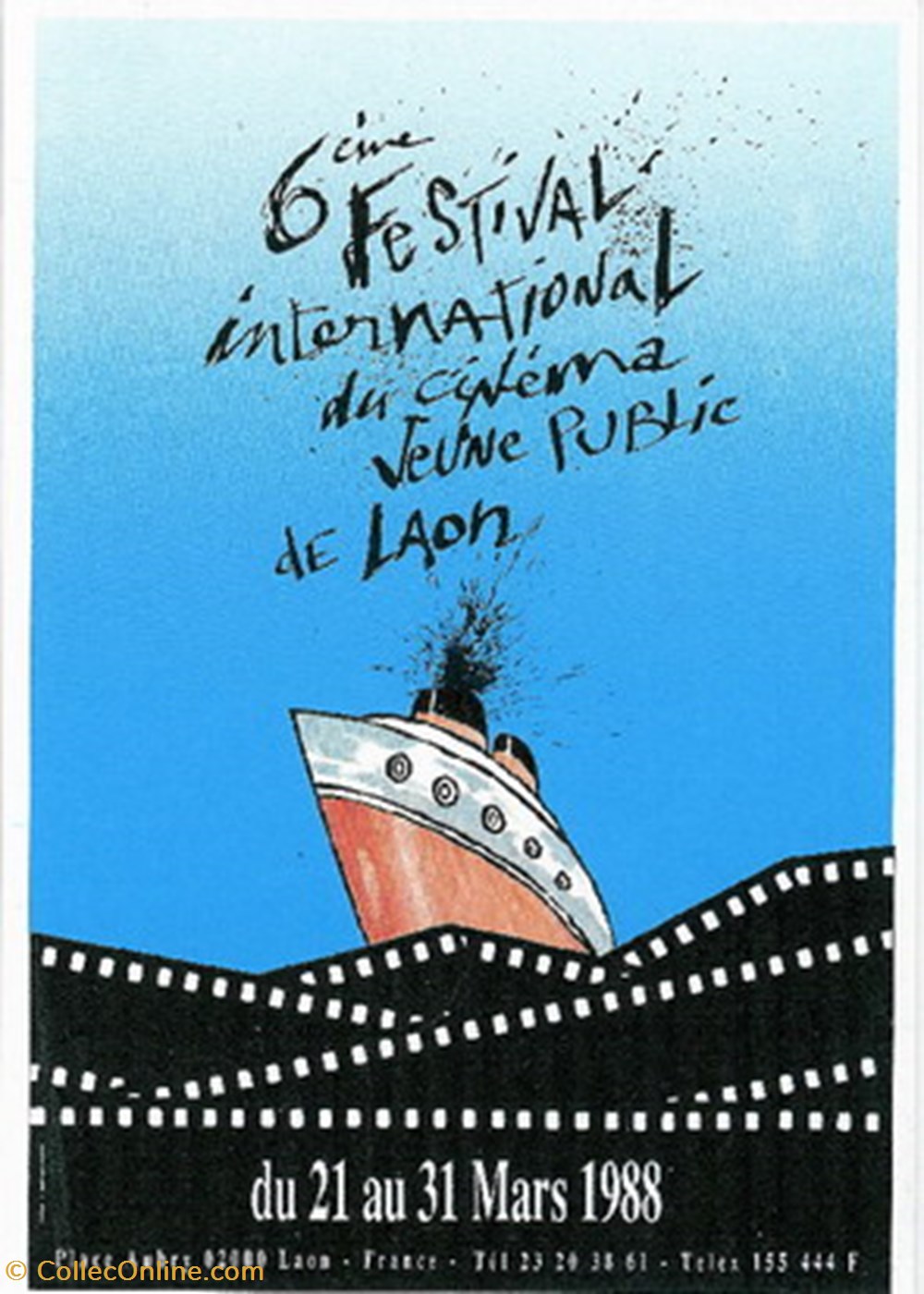 Laon Festival de cinéma jeune public 1988 cartes postales autres laon festival de cinema jeune public 1988