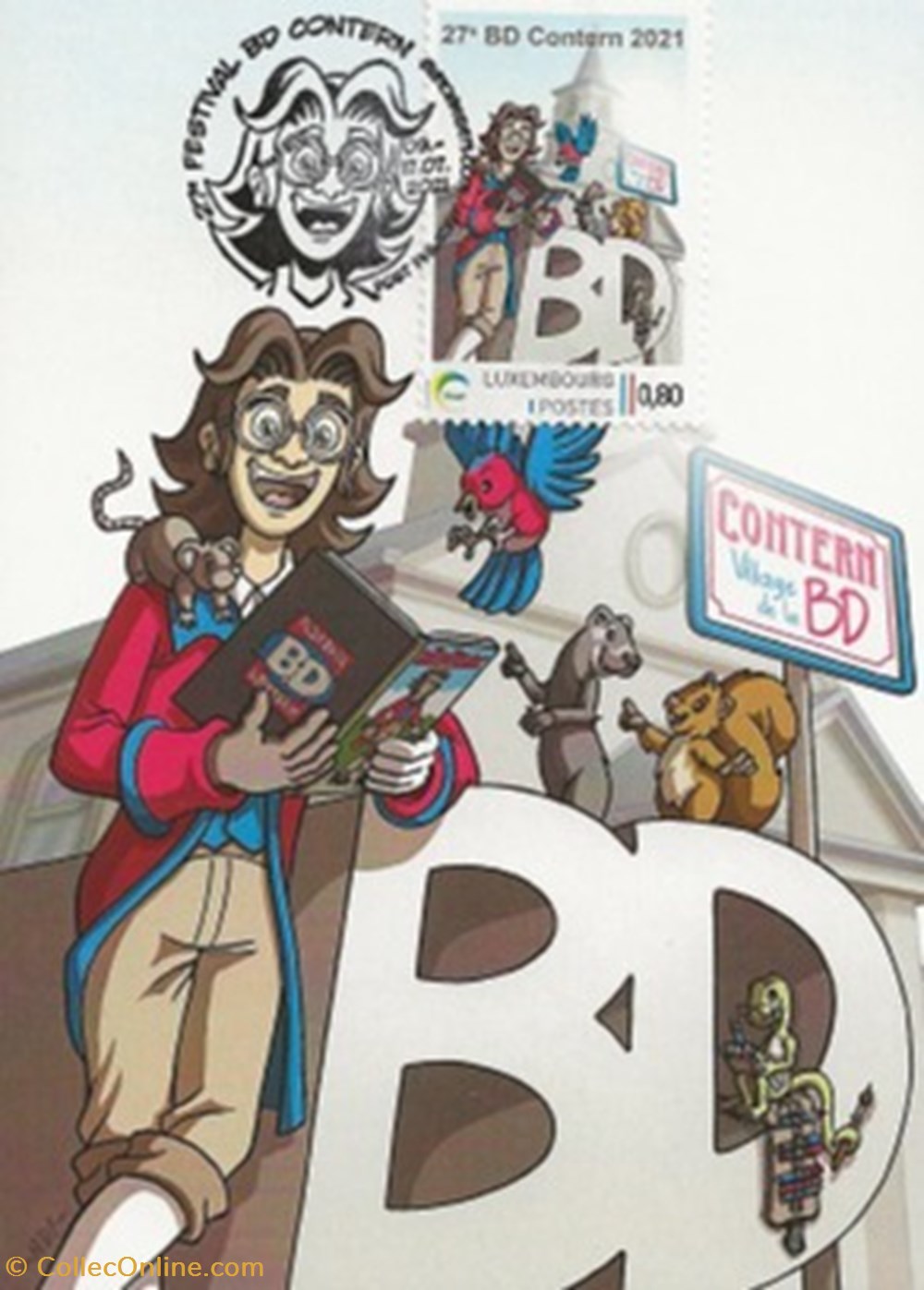 Contern (Luxembourg) 2021 27ème festival BD timbres contern luxembourg 2021 27eme festival bd