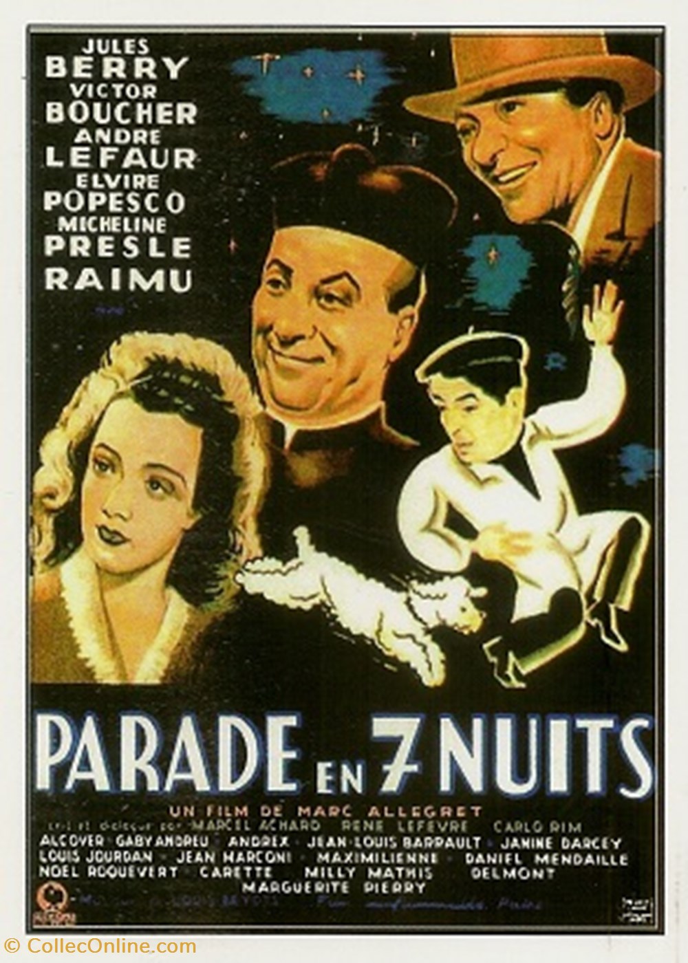 Parade en 7 nuits cartes postales autres parade en 7 nuits
