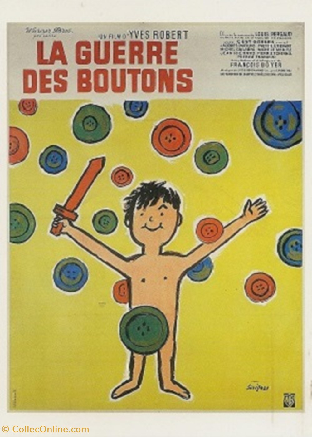 cartes postales autres la guerre des boutons