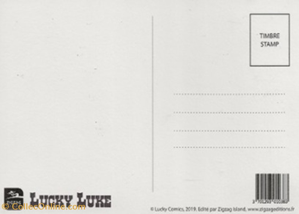 Lucky Luke cartes postales bande dessinee lucky luke